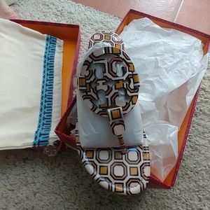 NWT Tory Burch Miller Ballet pink octagon square